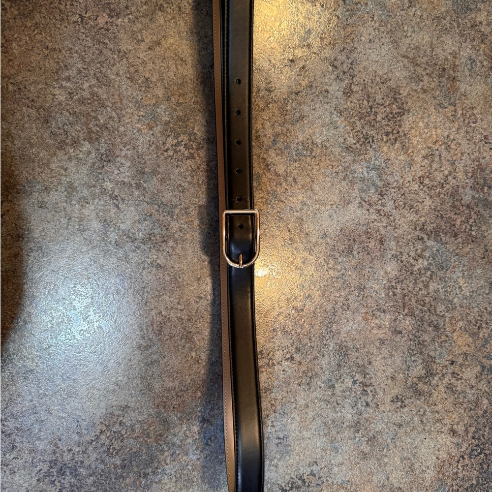 Women’s Black Leather Belt - Kate Spade 1x/2x